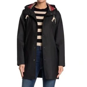 Pendleton Women's Olympic Hooded Acadia Slicker RainCoat, Size Medium,Black $175